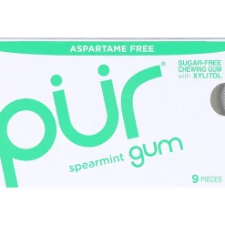 Pur Gum, Spearmint, 0.44 Oz, Total Qty 108