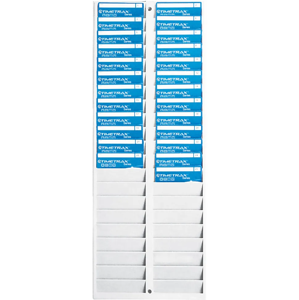 Pyramid™ Employee Badge Rack, Gray