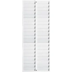 Pyramid™ Employee Badge Rack, Gray