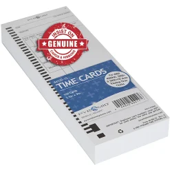 Pyramid Time System - 100/PK Authentic Time Cards [44100-10]  - 4410010