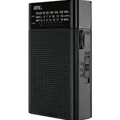 QFX Pocket R-35 Mono 3-Band Radio, 4-3/4