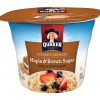 Quaker® Express Oatmeal Cups, Brown Sugar, 1.69 Oz, Pack Of 24
