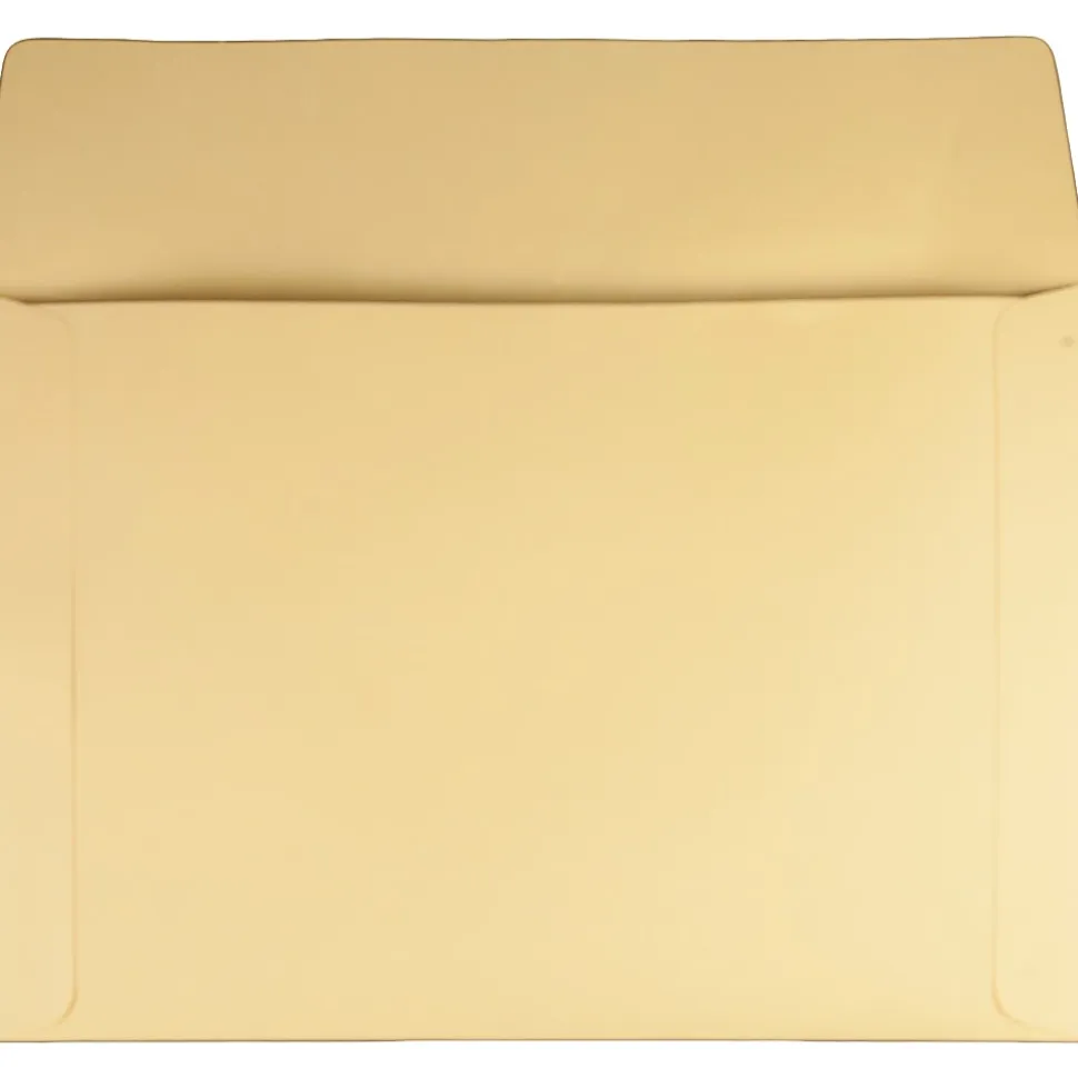 Quality Park Attorney's File Style Fold Flap Envelope - Document - 14 3/4" Width x 10" Length - Buff - 100 / Box