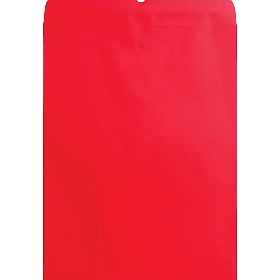 Quality Park Brightly Colored 9x12 Clasp Envelopes - Clasp - #90 - 9" Width x 12" Length - 28 lb - Clasp - Paper - 10 / Pack - Red