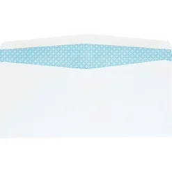 Quality Park® #10 Business Envelopes, Security, Gummed Seal, White, Box Of 500