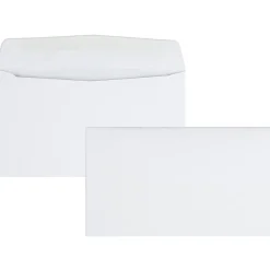 Quality Park® #6 Business Envelopes, Gummed Seal, White, Box Of 500