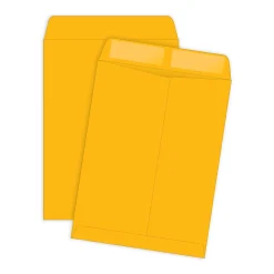 Quality Park® Catalog Envelopes, Gummed Closure, 10" x 13", Brown, Box Of 100