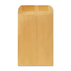 Quality Park® Catalog Envelopes, Gummed Closure, 6 1/2" x 9 1/2", Brown, Box Of 500