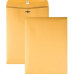 Quality Park Clasp Envelopes, 9" x 12", Brown, Box Of 250