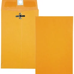 Quality ParkĀ® #15 Clasp Envelopes, Clasp Closure, Brown, Box Of 100