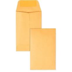 Quality Park® #1 Coin Envelopes, Brown Kraft, Box Of 500