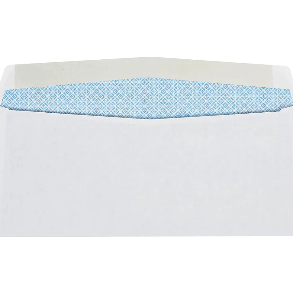 Quality Park® #8 5/8 Double-Window Envelopes, Left Windows (Top/Bottom), Gummed Seal, White, Box Of 500