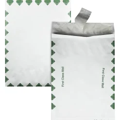 Quality Park® Dupont™ Tyvek® Grip-Seal® Expansion Envelopes, Open End, 14 Lb, First Class, 10