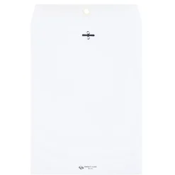 Quality Park® #90 Envelopes, Clasp Closure, White, Box Of 100