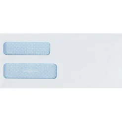 Quality Park® #10 Envelopes, Double-Window, Security, White, Box Of 500