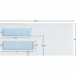 Quality Park® #10 Envelopes, Double-Window, Security, White, Box Of 500
