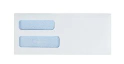 Quality Park® #10 Envelopes, Double-Window, Security, White, Box Of 500