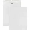 Quality Park® Envelopes, 10" x 13", Clasp Closure, Gray, Box Of 100
