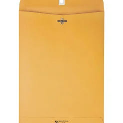 Quality Park Gummed Kraft Clasp Envelopes - Clasp - #90 - 9