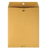 Quality Park Gummed Kraft Clasp Envelopes - Clasp - #97 - 10" Width x 13" Length - 28 lb - Gummed - Kraft - 100 / Box - Kraft