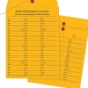 Quality Park® Interdepartment Envelopes, 10" x 13", 2-Sided, Wide Rule, Button & String, Brown Kraft, Box Of 100