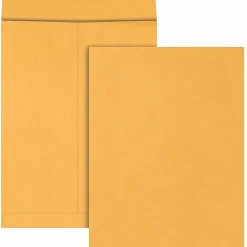 Quality Park® Jumbo Catalog Envelopes, 17" x 22", Flap Closure, Brown, Pack Of 25