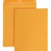 Quality Park Kraft Catalog Envelopes - Catalog - #15 1/2 - 12" Width x 15 1/2" Length - 28 lb - Gummed - Kraft - 100 / Box - Kraft