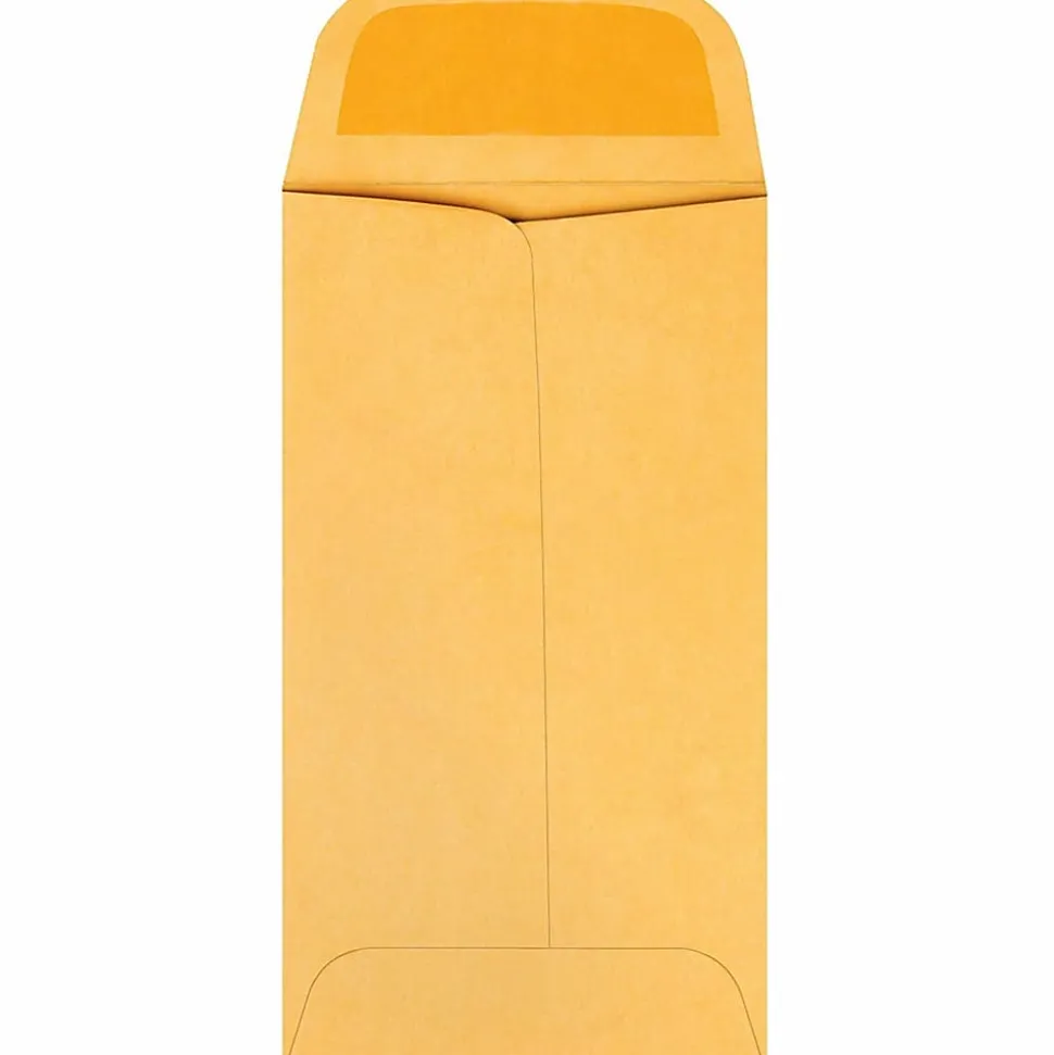 Quality Park Kraft Coin/Small Parts Envelope - Coin - #5 - 2 7/8" Width x 5 1/4" Length - 28 lb - Gummed - Light Brown - Kraft - 500 / Box