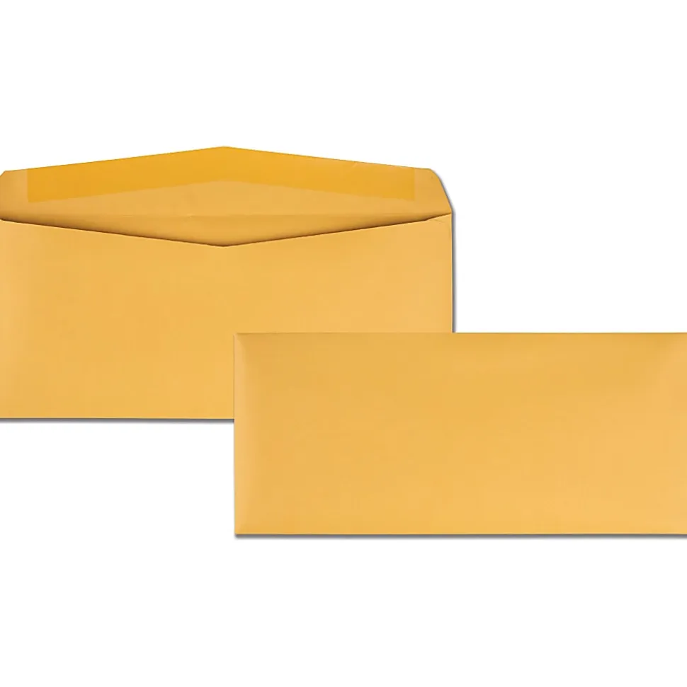 Quality Park Kraft Regular Business Envelopes - Business - #14 - 5" Width x 11 1/2" Length - 28 lb - Gummed - Kraft - 500 / Box - Kraft