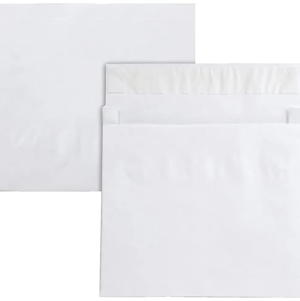 Quality Park 14 lb Mailer 2" Expansion Envelope - Expansion - Peel & Seal - White - Tyvek - 25 / Pack