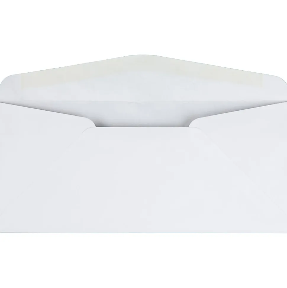Quality Park No. 10 Business Envelopes with Gummed Closure and Diagonal Seam, 11112