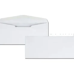 Quality Park No. 10 Business Envelopes with Gummed Closure and Diagonal Seam, 11112