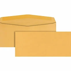 Quality Park No. 12 Envelopes - Business - #12 - 4 3/4" Width x 11" Length - 28 lb - Adhesive - Kraft - Kraft - 500 / Box
