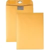 Quality Park™ Postage Savings ClearClasp® Envelopes, 9" x 12", Brown Kraft, Pack Of 100