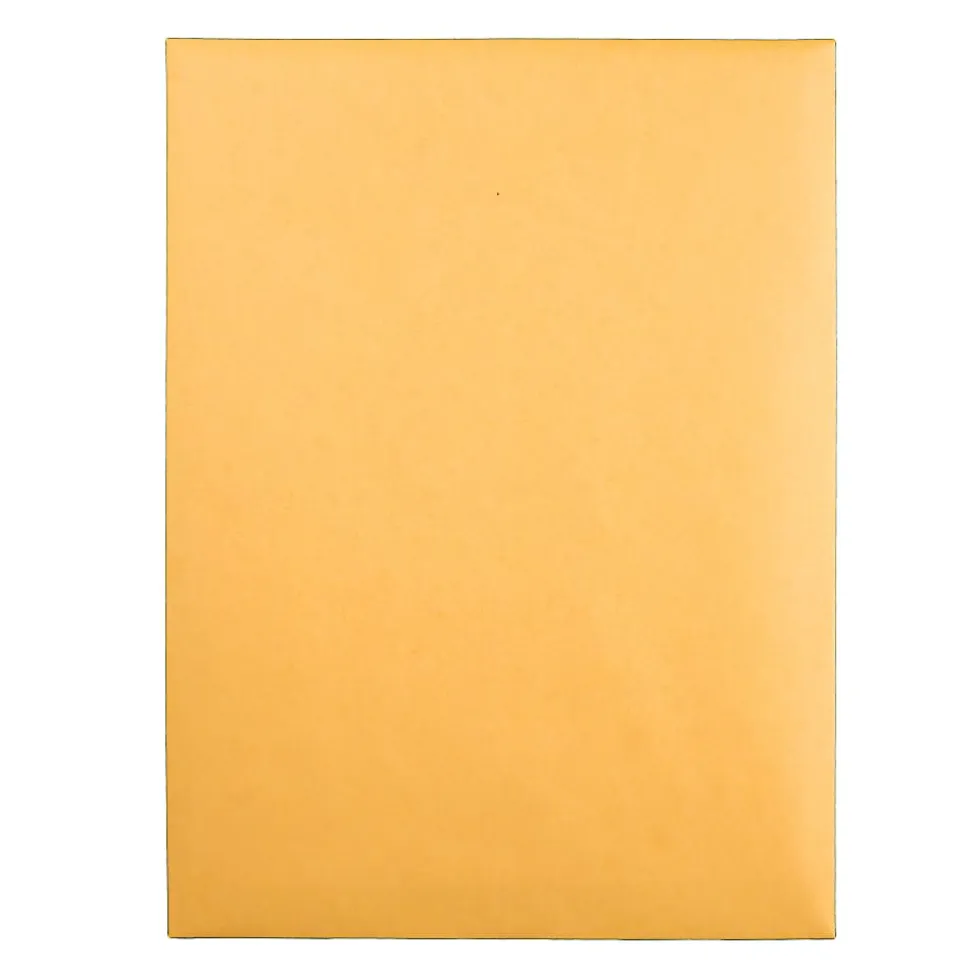 Quality Park™ Postage Savings ClearClasp® Envelopes, 9" x 12", Brown Kraft, Pack Of 100
