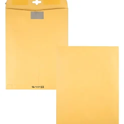Quality ParkĀ® Postage Savings ClearClaspĀ® Envelopes, 10" x 13", Brown Kraft, Pack Of 100
