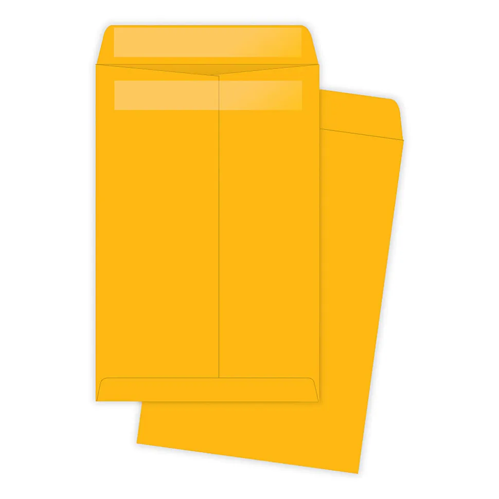 Quality Park® Redi-Seal™ Catalog Envelopes, 6" x 9", Self-Adhesive, Kraft, Box Of 100