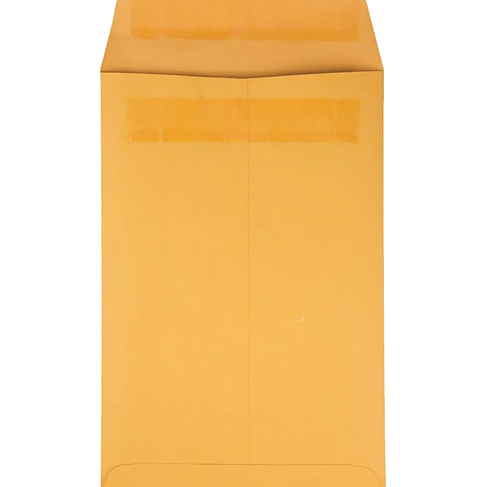 Quality Park® Redi-Seal™ Catalog Envelopes, 6" x 9", Self-Adhesive, Kraft, Box Of 100