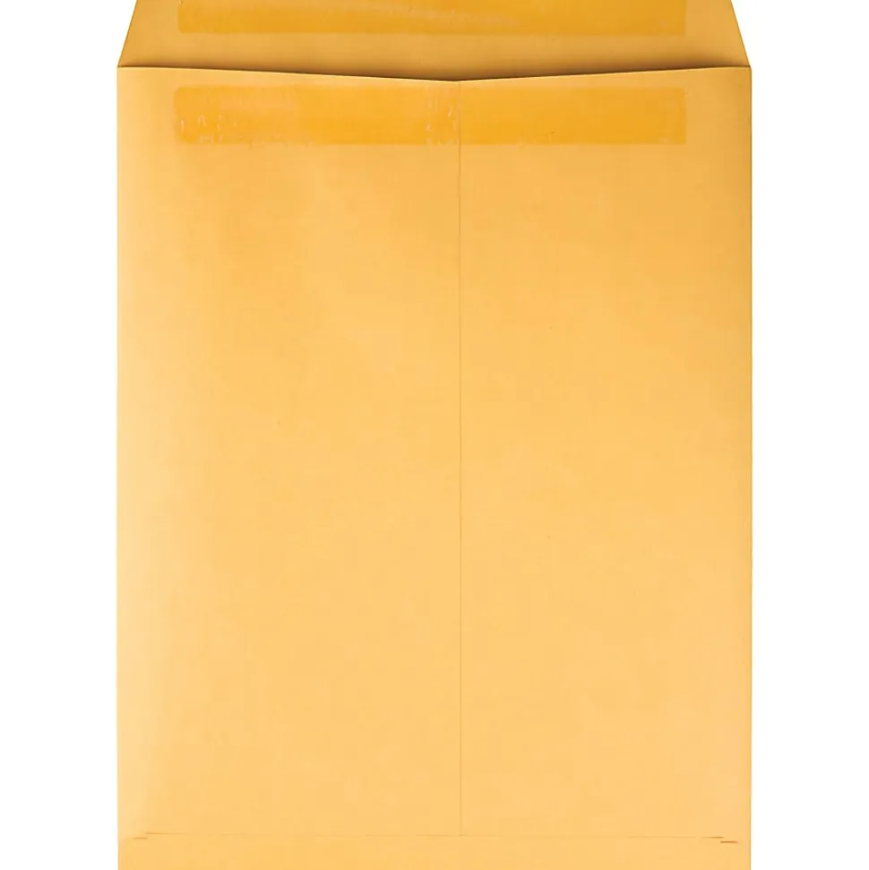 Quality Park® Redi-Seal® Catalog Envelopes, 10" x 13", Self-Sealing, Brown Kraft, Box Of 100