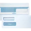 Quality Park® #10 Redi-Seal™ Envelopes, Double-Window, Security, Self-Sealing, White, Box Of 500