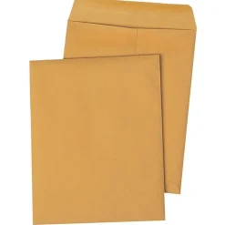 Quality Park® Redi-Seal® 12" x 15 1/2" Manila Catalog Envelopes, Self-Adhesive, Brown Kraft, Box Of 250