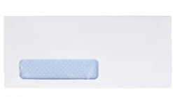 Quality Park® #10 Redi-Strip™ Business Envelopes, Bottom Left Window, Self Adhesive, Window, White, Box Of 500