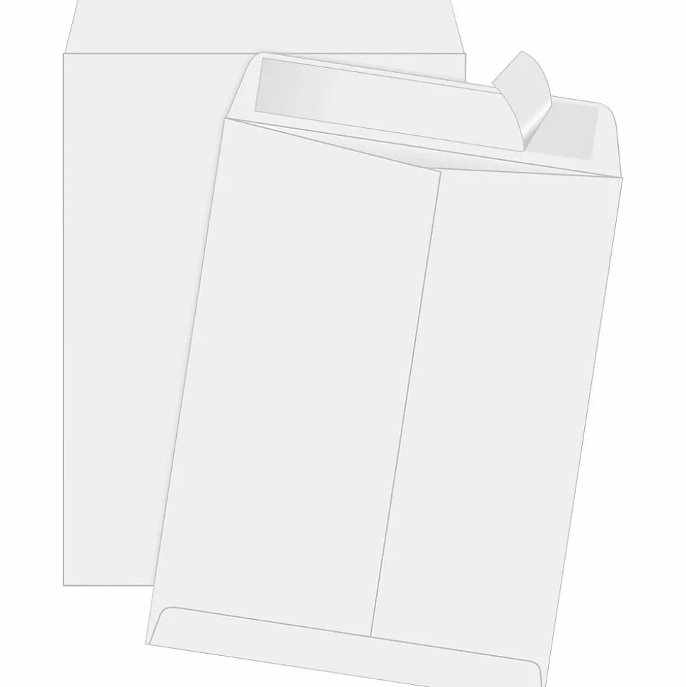Quality Park® Redi-Strip™ Catalog Envelopes, 11 1/2" x 14 1/2", Self-Adhesive, White, Box Of 100