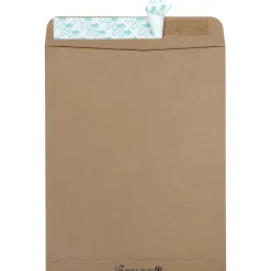 Quality Park Redi-Strip Catalog Envelopes With Peel & Seal Closure, 9" x 12", 100% Recycled, Kraft, Box Of 100