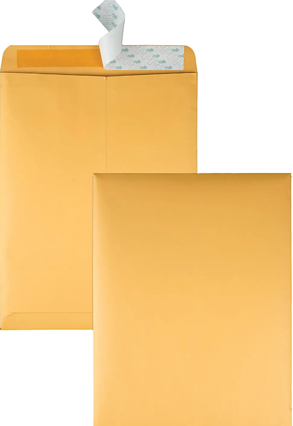 Quality Park® Redi-Strip™ Catalog Envelopes, 10" x 13", Self-Adhesive, Brown Kraft, Box Of 100