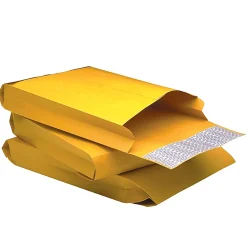 Quality Park® Redi-Strip® Expansion Envelopes, 9" x 12" x 2", 40 Lb, Brown Kraft, Box Of 25