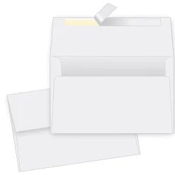 Quality Park® Redi-Strip® Photo Envelopes, 4 1/2" x 6 1/4", Self-Adhesive, White, Pack Of 50
