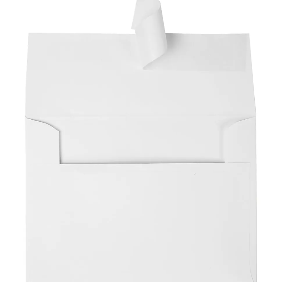 Quality Park® Redi-Strip® Photo Envelopes, 4 1/2" x 6 1/4", Self-Adhesive, White, Pack Of 50