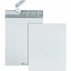 Quality Park® Redi-Strip™ Poly Envelopes, 10" x 13", Self-Adhesive, White, Box Of 100