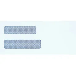 Quality Park® #9 Reveal-N-Seal® Business Security Double-Window Envelopes, Left Windows (Top/Bottom), Self Seal, White, Box Of 500